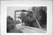 PLEASANT ST AT BLAKE'S CREEK, a NA (unknown or not a building) overhead truss bridge, built in Bloomington, Wisconsin in 1895.