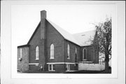 401 S MAIN ST, a Gabled Ell church, built in Cuba City, Wisconsin in 1884.