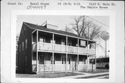 2110 N MAIN ST, a Federal inn, built in Hazel Green, Wisconsin in 1845.