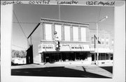 132 E MAPLE ST, a Commercial Vernacular large retail building, built in Lancaster, Wisconsin in 1867.