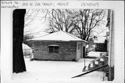 204 W OAK ST, a One Story Cube garage, built in Lancaster, Wisconsin in 1900.