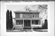 260 DIVISION ST, a American Foursquare house, built in Platteville, Wisconsin in 1905.