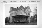 500 LANCASTER ST, a Queen Anne house, built in Platteville, Wisconsin in .