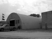 2720 Muth Court, a Quonset industrial building, built in Sheboygan, Wisconsin in 1938.