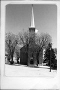 C ST, E SIDE, 50' N OF INTERSECTION OF C AND COUNTY HIGHWAY O, a Early Gothic Revival church, built in Tennyson, Wisconsin in 1875.