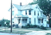 1203 9TH ST, a Queen Anne house, built in Monroe, Wisconsin in 1896.