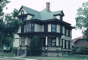 2121 7TH ST, a Queen Anne house, built in Monroe, Wisconsin in 1901.
