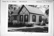 MECHANIC ST, W SIDE, ACROSS FROM VINTON ST INTERSECTION, a Other Vernacular house, built in Albany, Wisconsin in .