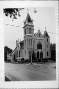 1760 14TH ST, a Early Gothic Revival house of worship, built in Monroe, Wisconsin in 1893.
