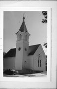 207 6TH AVENUE, a Early Gothic Revival house of worship, built in New Glarus, Wisconsin in 1890.