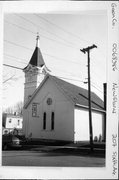 207 6TH AVENUE, a Early Gothic Revival house of worship, built in New Glarus, Wisconsin in 1890.