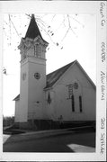 207 6TH AVENUE, a Early Gothic Revival church, built in New Glarus, Wisconsin in 1890.