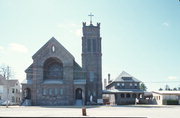 246 E PARK AVE, a Romanesque Revival house of worship, built in Berlin, Wisconsin in 1908.