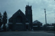 246 E PARK AVE, a Romanesque Revival house of worship, built in Berlin, Wisconsin in 1908.