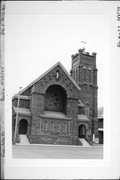 246 E PARK AVE, a Romanesque Revival house of worship, built in Berlin, Wisconsin in 1908.
