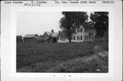 SINBAD RD, W SIDE, .6 MILE N OF HIGHWAY 18, a Greek Revival house, built in Linden, Wisconsin in .