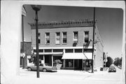 101-105 N IOWA ST, a Commercial Vernacular retail building, built in Dodgeville, Wisconsin in 1889.