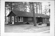 2139 POPKO CIRCLE, a Rustic Style hunting house, built in Mercer, Wisconsin in 1938.