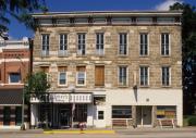 161-165 S MAIN ST, a Italianate retail building, built in Lodi, Wisconsin in 1866.