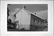 N4096 DUCK CREEK ROAD, a Greek Revival school-one to six room, built in Jefferson, Wisconsin in 1871.