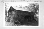 N3281 ROME OAK HILL ROAD, a Astylistic Utilitarian Building Domestic - outbuilding, built in Sullivan, Wisconsin in 1875.