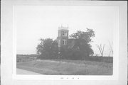 W SIDE OF CHURCH RD, .25 M S OF FINDER RD, a Early Gothic Revival church, built in Milford, Wisconsin in .