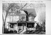 107 E SHERMAN AVE, a Queen Anne house, built in Fort Atkinson, Wisconsin in 1899.