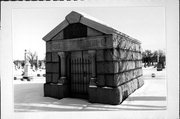 ST BERNARD'S CEMETERY ON MILFORD ST, a Neoclassical/Beaux Arts cemetery building/monument, built in Watertown, Wisconsin in 1904.