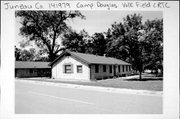 VOLK FIELD CRTC, a Front Gabled dining hall, built in Camp Douglas, Wisconsin in 1940.
