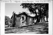 VOLK FIELD CRTC VOLK FIELD CRTC, a Front Gabled dining hall, built in Camp Douglas, Wisconsin in 1942.