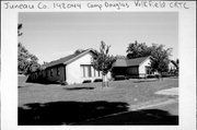 VOLK FIELD CRTC, a Front Gabled dining hall, built in Camp Douglas, Wisconsin in 1940.