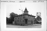 5201 13TH AVE 5201 13TH AVE, a Two Story Cube tavern/bar, built in Kenosha, Wisconsin in 1880.