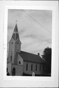 STATE HIGHWAY 163 AND CHURCH RD, NE CNR, a Early Gothic Revival church, built in Montpelier, Wisconsin in .