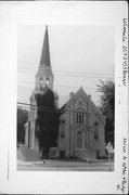 NW CORNER OF N 16TH AVE AND BADGER ST, a Early Gothic Revival church, built in Bangor, Wisconsin in 1909.