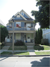 1022-1024 S LAYTON BLVD, a Queen Anne duplex/two-flat, built in Milwaukee, Wisconsin in 1892.