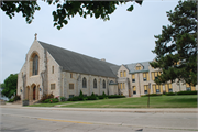 401 GRAY ST, a Late Gothic Revival church, built in Green Bay, Wisconsin in 1932.