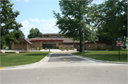 113 W ELM ST, a Usonian library, built in Lancaster, Wisconsin in 1957.