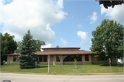 113 W ELM ST, a Usonian library, built in Lancaster, Wisconsin in 1957.