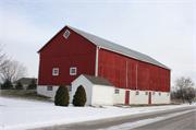 6340-6342 VALLEY LN, a Astylistic Utilitarian Building barn, built in Plymouth, Wisconsin in 1890.