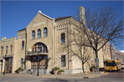 100 HIGH AVE, a Romanesque Revival opera house/concert hall, built in Oshkosh, Wisconsin in 1883.