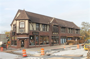 7707 W STATE ST & 7700 HARWOOD AVE, a English Revival Styles small retail building, built in Wauwatosa, Wisconsin in 1924.
