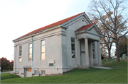 2445 WAUWATOSA AVE, a Greek Revival church, built in Wauwatosa, Wisconsin in 1852.