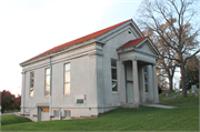 2445 WAUWATOSA AVE, a Greek Revival house of worship, built in Wauwatosa, Wisconsin in 1852.