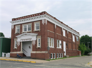 116 E MAIN ST, a Craftsman small office building, built in Evansville, Wisconsin in 1914.