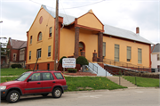 142 E CORNELIA ST, a Spanish/Mediterranean Styles church, built in Darlington, Wisconsin in 1857.