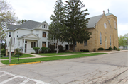 104 E HARRIET ST, a Early Gothic Revival house of worship, built in Darlington, Wisconsin in 1868.