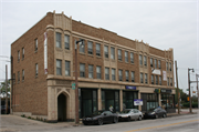 3963-3975 N TEUTONIA AVE (AKA 2119-2131 W CAPITOL DR), a Late Gothic Revival apartment/condominium, built in Milwaukee, Wisconsin in 1930.