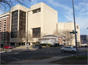 316 W WASHINGTON AVE, a Brutalism telephone/telegraph building, built in Madison, Wisconsin in 1972.
