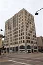 103 W COLLEGE AVE, a Late Gothic Revival large office building, built in Appleton, Wisconsin in 1932.