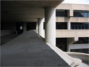 600 N PARK ST, UW-MADISON, a Brutalism library, built in Madison, Wisconsin in 1969.